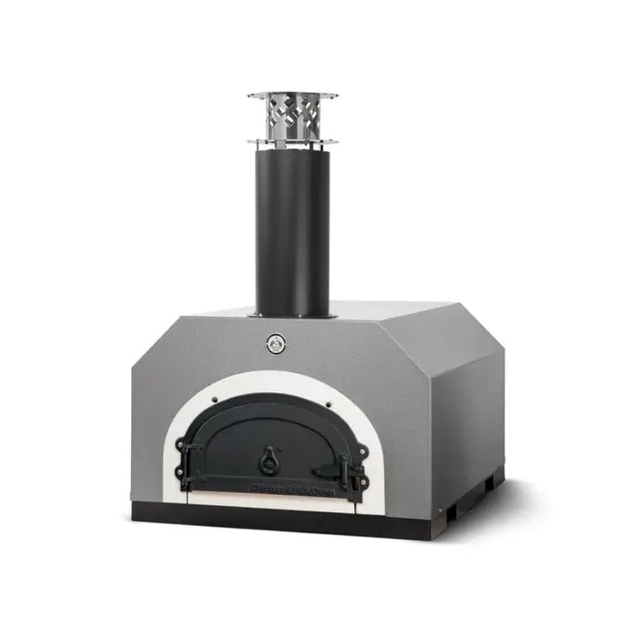 Chicago Brick Oven CBO-500 Countertop Wood Fired Pizza Oven - Silver Vein - CBO-O-CT-500-SV