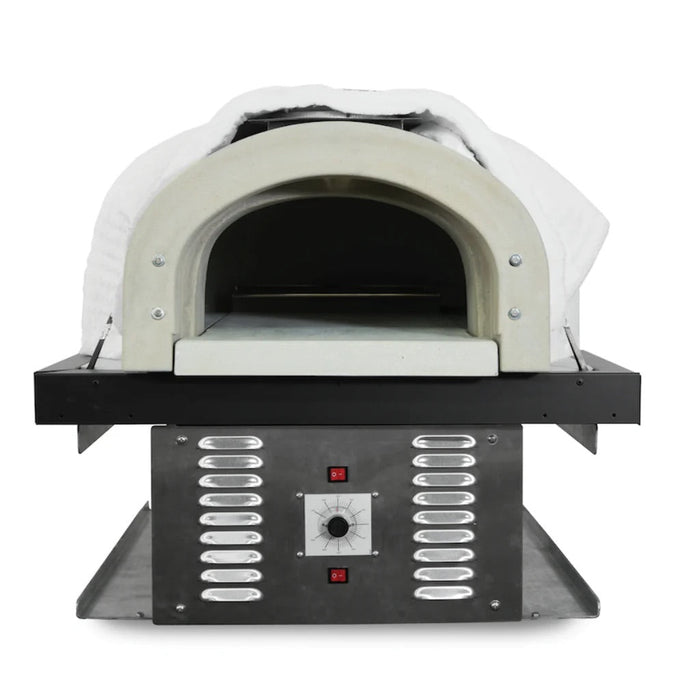 Chicago Brick Oven CBO-750 Built-In Hybrid Residential Outdoor Pizza Oven DIY Kit - Propane and wood - CBO-O-KIT-750-HYB-LP-R-3K