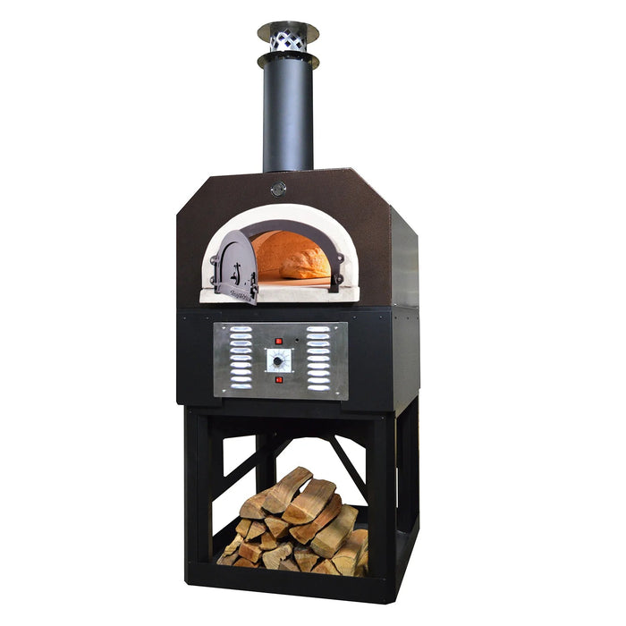 Chicago Brick Oven CBO-750 Hybrid Stand Residential Outdoor Pizza Oven - Propane - Copper Vein - CBO-O-STD-750-HYB-LP-CV-R-3K