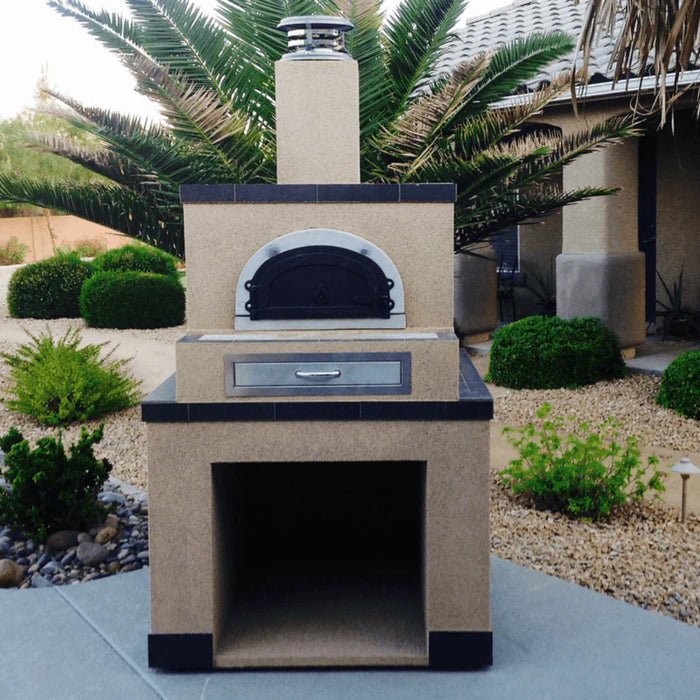 Chicago Brick Oven CBO-500 Built-In Wood Fired Outdoor Pizza Oven DIY Kit - CBO-O-KIT-500