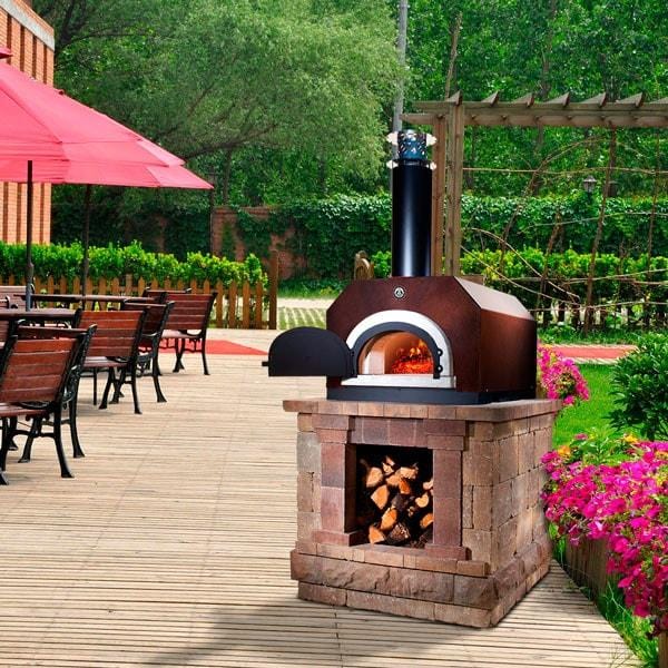 Chicago Brick Oven CBO-750 Countertop Wood Fired Pizza Oven - Copper Vein - CBO-O-CT-750-CV