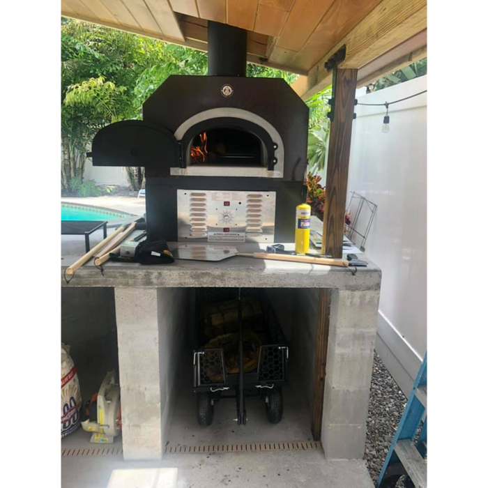 Chicago Brick Oven CBO-750 Hybrid Countertop Commercial Pizza Oven With Skirt