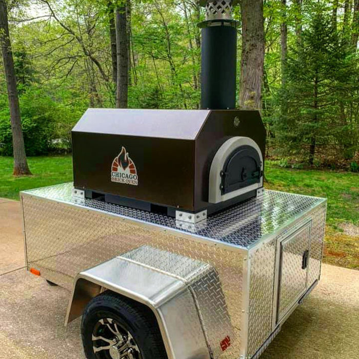 Chicago Brick Oven CBO 750 Outdoor Mobile Wood Fired Tailgater Pizza Oven